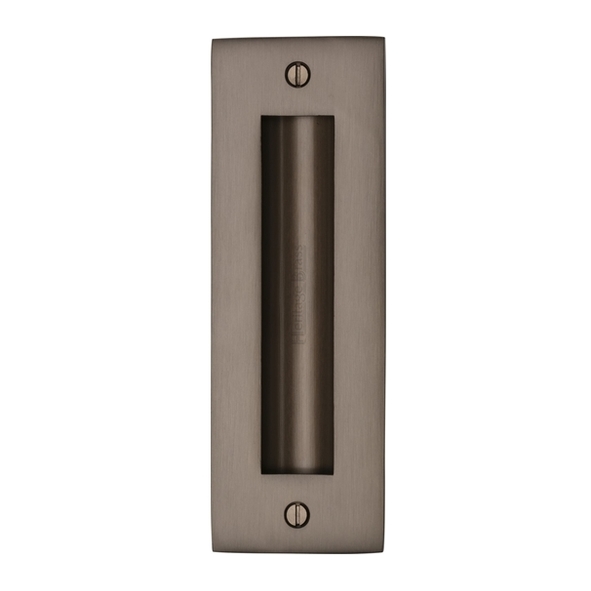 C1820 6-MB • 152 x 52mm • Matt Bronze • Heritage Brass Heavy Traditional Rectangular Flush Pull